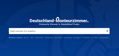 Unser neues Design für Deutschland-Monteurzimmer ist online!