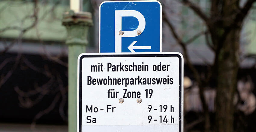 Parkplatz für Ferienwohnung und Monteurzimmer - Bewohnerparkplatz